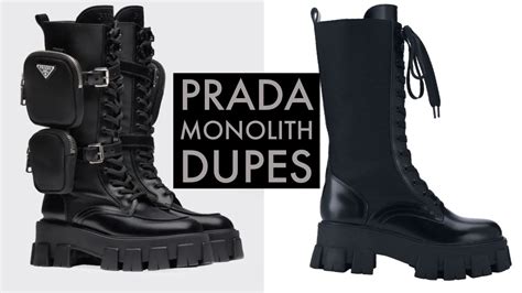 bota replica prada|prada dupe boots.